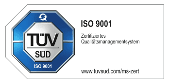 TÜV-Siegel ISO 9001 Dr. Holldorf Consult GmbH